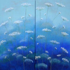 Cow Parsley Diptych